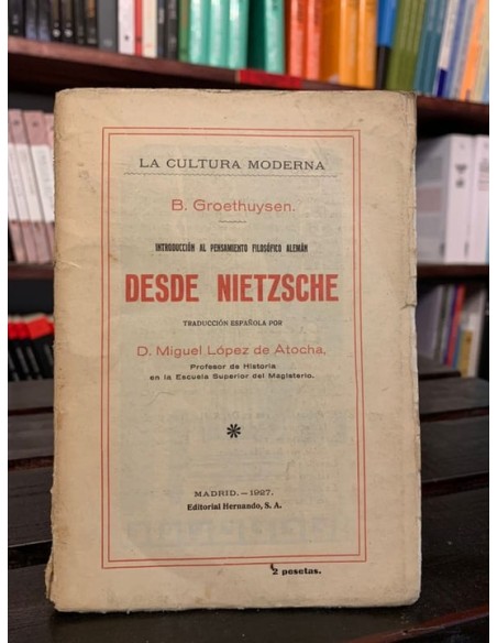 Introducción al pensamiento filosófico alemán desde Nietzsche (Usado) Introducción al pensamiento filosófico alemán desde Nietzsche (Usado)
