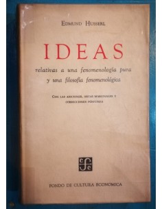 Ideas relativas a una fenomenología pura (Usado)