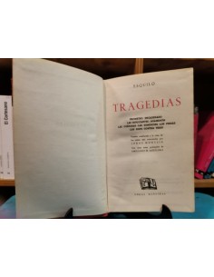 Esquilo y sus tragedias (Usado)