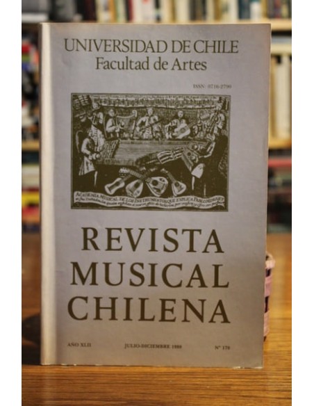 Revista musical chilena Julio-Diciembre 1988 (Isla de Pascua) (Usado) Revista musical chilena Julio-Diciembre 1988 (Isla de Pascua) (Usado)