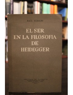 El ser en la filosofía de Heidegger (Usado)