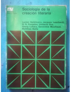Sociología de la creación literaria (Usado)