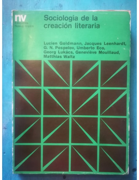Sociología de la creación literaria (Usado) Sociología de la creación literaria (Usado)