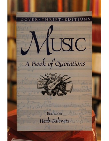 Music. A book of quotations (inglés)...
