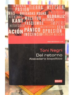 Del retorno. Abecedario biopolítico (Usado)