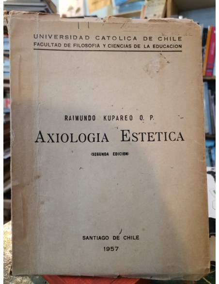 Axiología estética (Usado)