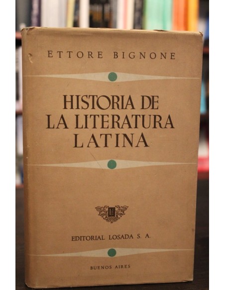 Historia de la literatura latina (Usado) Historia de la literatura latina (Usado)