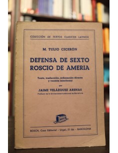 Defensa de sexto Roscio de Ameria (Usado)