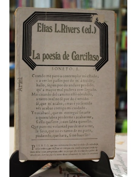 La poesía de Garcilaso. Soneto I (Usado)