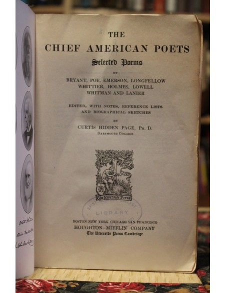 The chief american poets (Usado)
