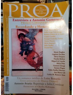 Revista PROA. Entre las letras y en las artes (Usado)
