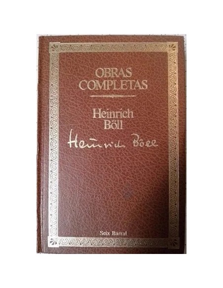 Obras completas Heinrich Böll Tomo III (Usado) Obras completas Heinrich Böll Tomo III (Usado)