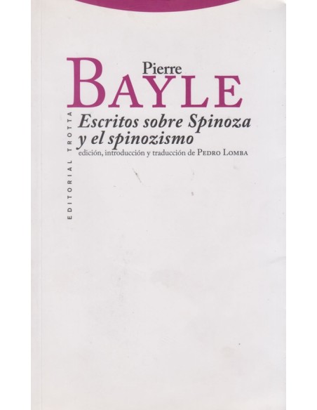 Escritos sobre Spinoza y el spinozismo (Usado) Escritos sobre Spinoza y el spinozismo (Usado)