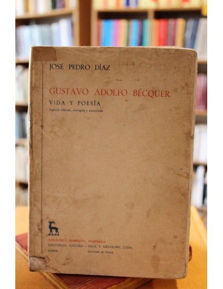 Gustavo Adolfo Bécquer vida y poesía (Usado) Gustavo Adolfo Bécquer vida y poesía (Usado)