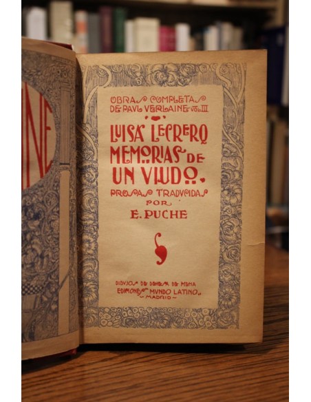 Luisa Lecrerq. Memorias de un viudo (Usado) Luisa Lecrerq. Memorias de un viudo (Usado)