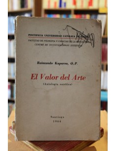 El valor del arte (Axiología estética) (Usado)