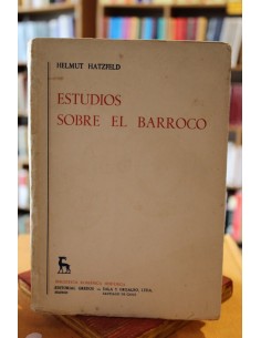 Estudios sobre el barroco (Usado)