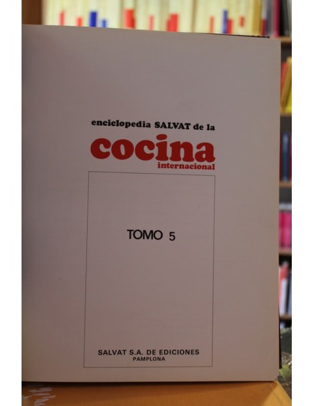 Enciclopedia de la cocina internacional. Tomo 5 (Usado)