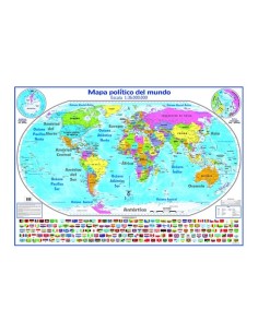 Mapa político del Mundo escala 1:36.000.000 (Nuevo)