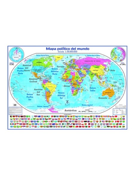 Mapa político del Mundo escala 1:36.000.000 (Nuevo) Mapa político del Mundo escala 1:36.000.000 (Nuevo)