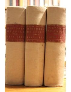 Historia de Chile (3 tomos) (Usado)