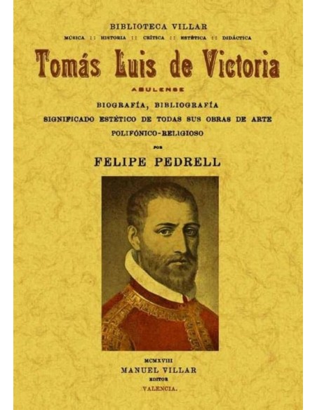 Tomás Luis de Victoria, abulense (Nuevo) Tomás Luis de Victoria, abulense (Nuevo)