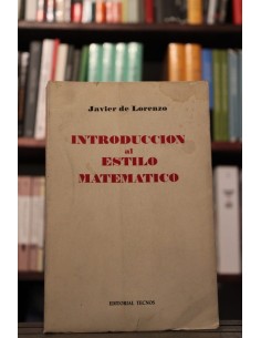 Introducción al estilo matemático (Usado)