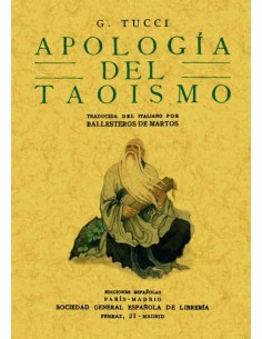 Apología del taoismo (Ed. Facsímil de la obra de 1926) (Nuevo)
