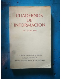 Cuadernos de información N.º 4-5/ 1987-1988 (Usado)