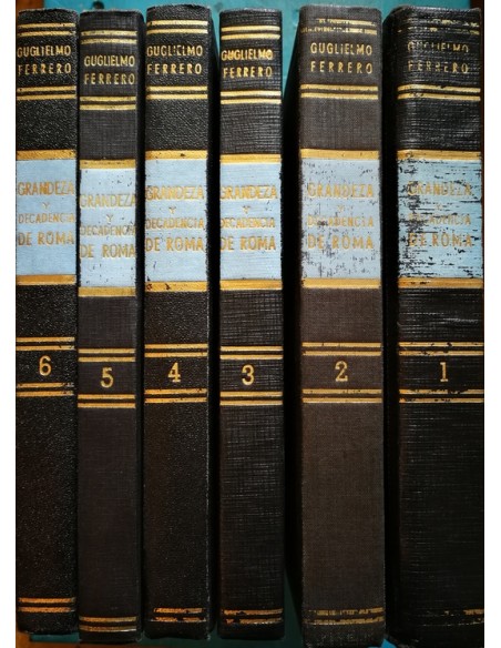 Grandeza y decadencia de Roma 6 Tomos (Usado)