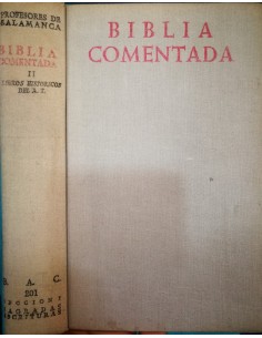 Biblia comentada Tomo II Libros históricos del Antiguo Testamento (Usado)