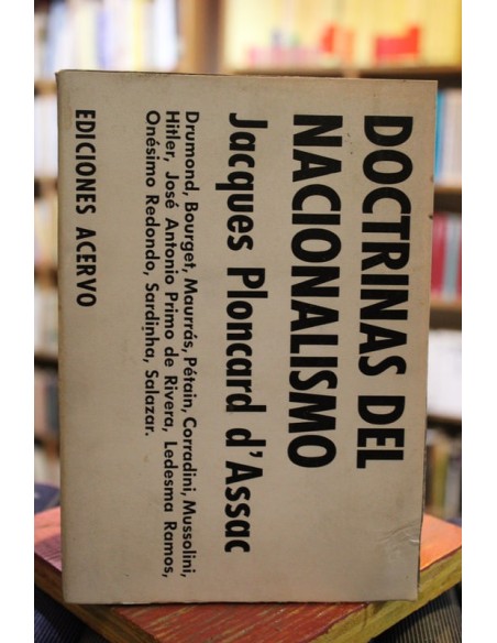 Doctrinas del nacionalismo (Usado)