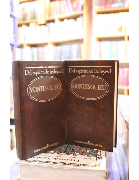 Del espíritu de las leyes I y II (Usado)