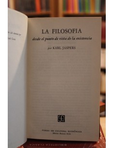 La filosofía desde el punto de vista de la existencia (Usado)