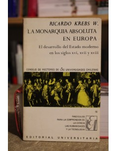 La monarquía absoluta en Europa (subrayado) (Usado)