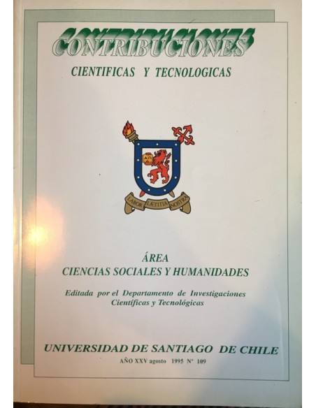 Contribuciones científicas y tecnológicas n°109 (Usado)