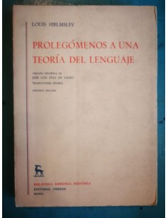 Prolegómenos a una teoría del lenguaje (Usado)