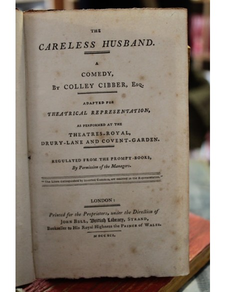 The careless husband (inglés) (Usado) The careless husband (inglés) (Usado)