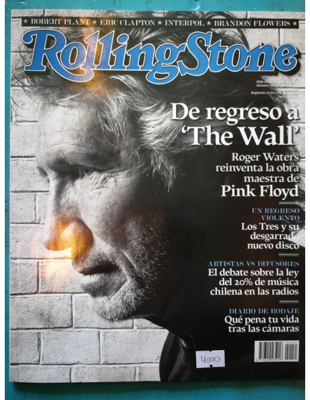 Revista Rolling Stone Roger Waters y el regreso de The Wall (Usado)