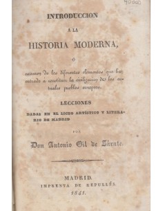 Introducción a la Historia moderna (Usado)