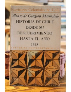Historia de Chile desde su descubrimiento hasta el año 1575 (Usado)