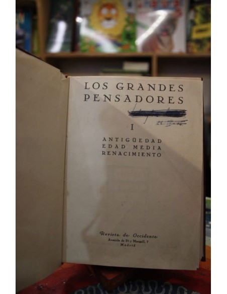 Los grandes pensadores I (Usado) Los grandes pensadores I (Usado)