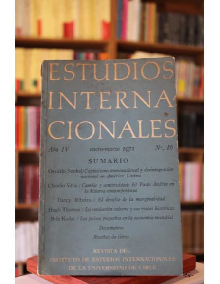 Estudios internacionales Año IV Número 16 (Usado) Estudios internacionales Año IV Número 16 (Usado)
