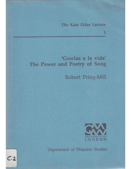 Gracias a la vida. The power and poetry of song (Usado)