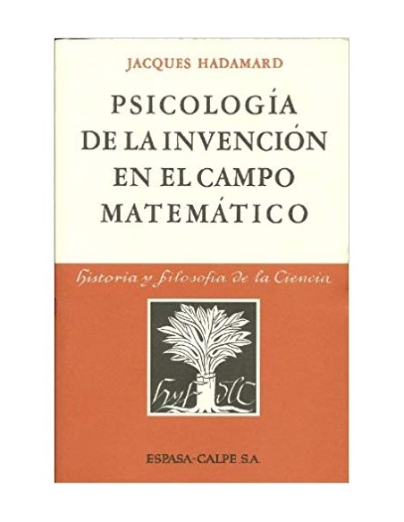 Psicología de la invención en el campo matemático (Usado)