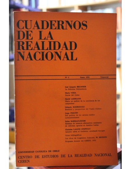 Cuadernos de la realidad nacional. Número 2 (Usado) Cuadernos de la realidad nacional. Número 2 (Usado)