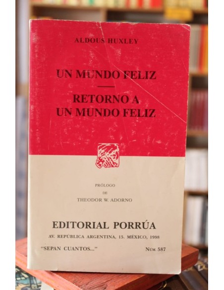 Un mundo feliz (Usado) Un mundo feliz (Usado)