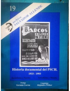 Historia documental del PSCH 1933-1993. Socialismo y Nación- Socialismo y Mundo (Usado)