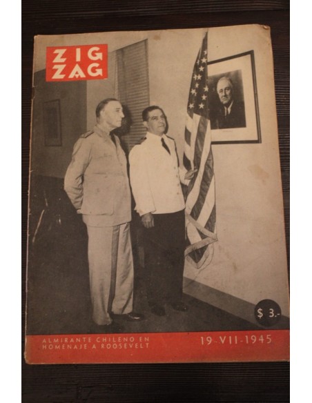 Revista Zig-Zag (19 VII 1945) (Usado) Revista Zig-Zag (19 VII 1945) (Usado)