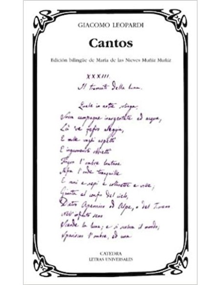 Cantos / Poem (Nuevo)